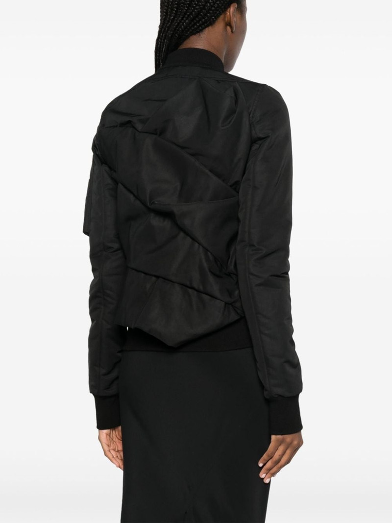 Ripple draped bomber jacket 4