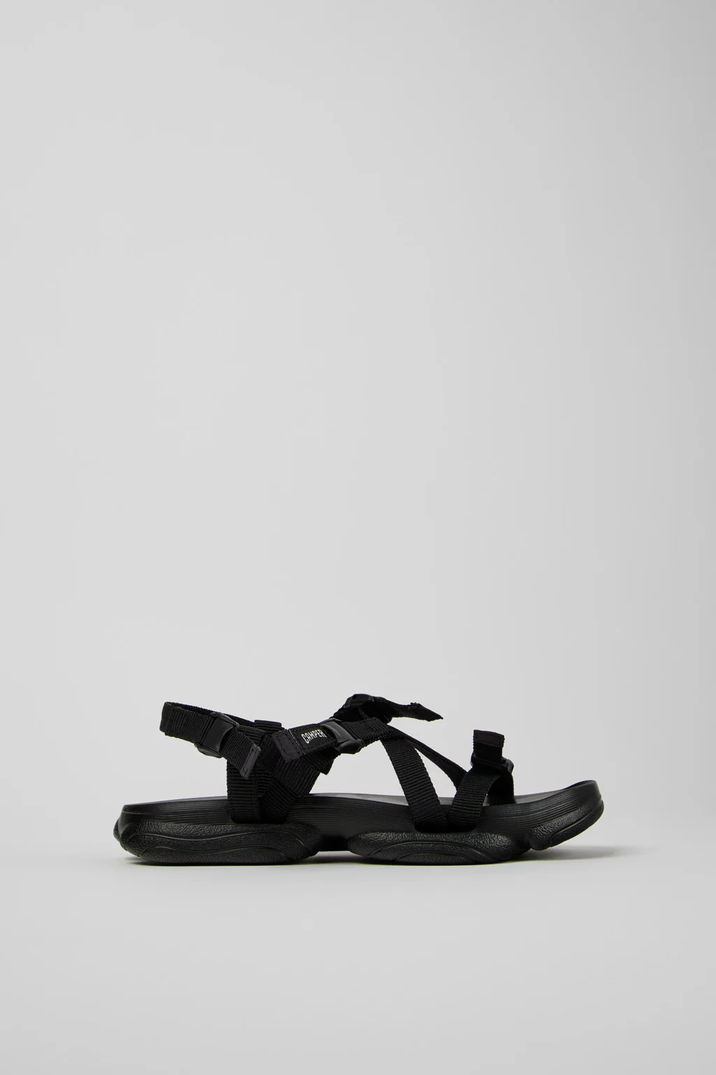 Karst Sandal Black Textile Sandals for Women. - 1
