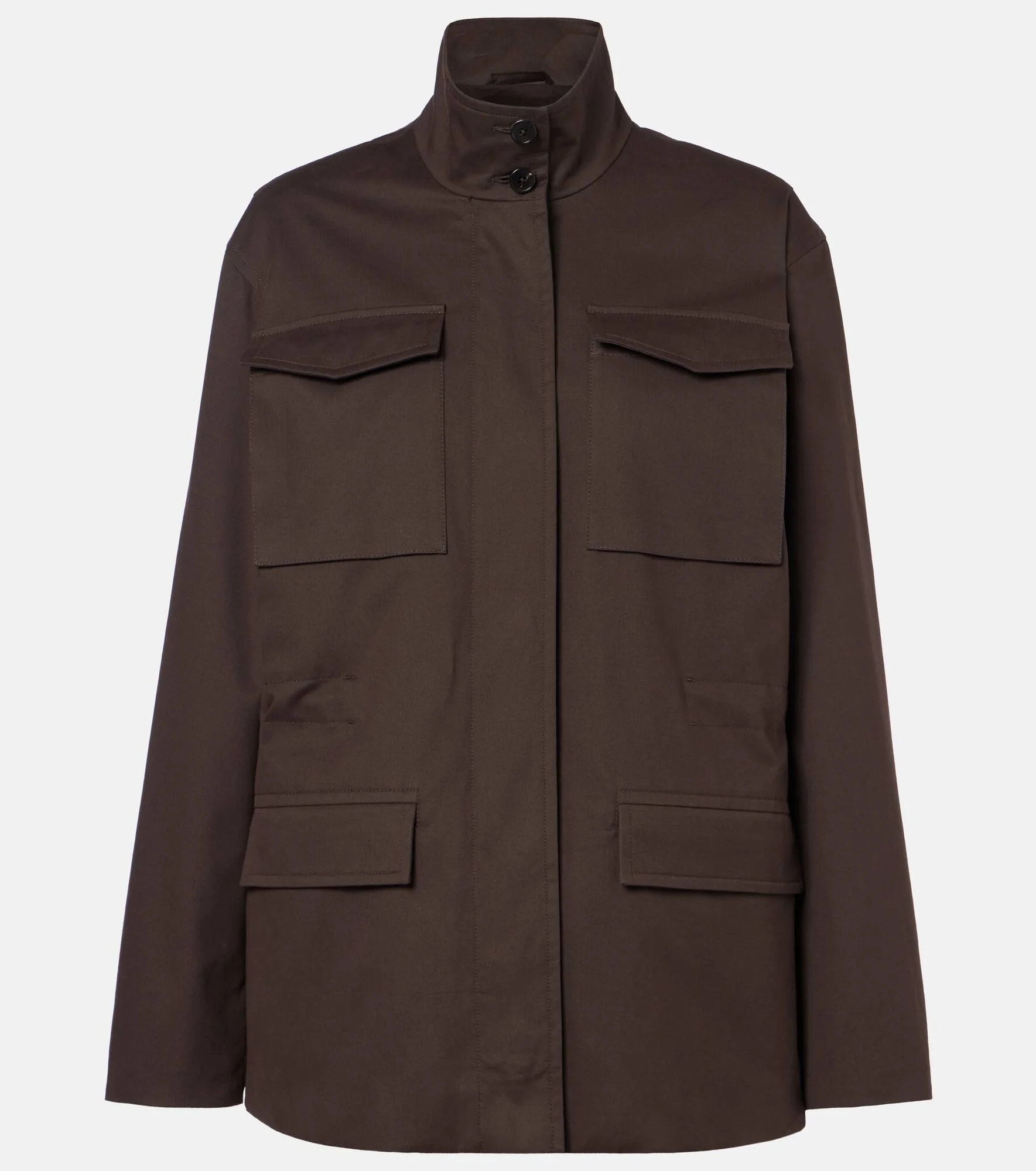 Floriane cotton and cashmere field jacket - 1