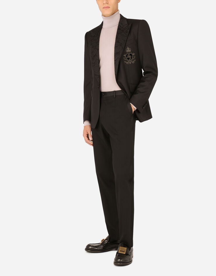 Sicilia tuxedo jacket with patch - 8