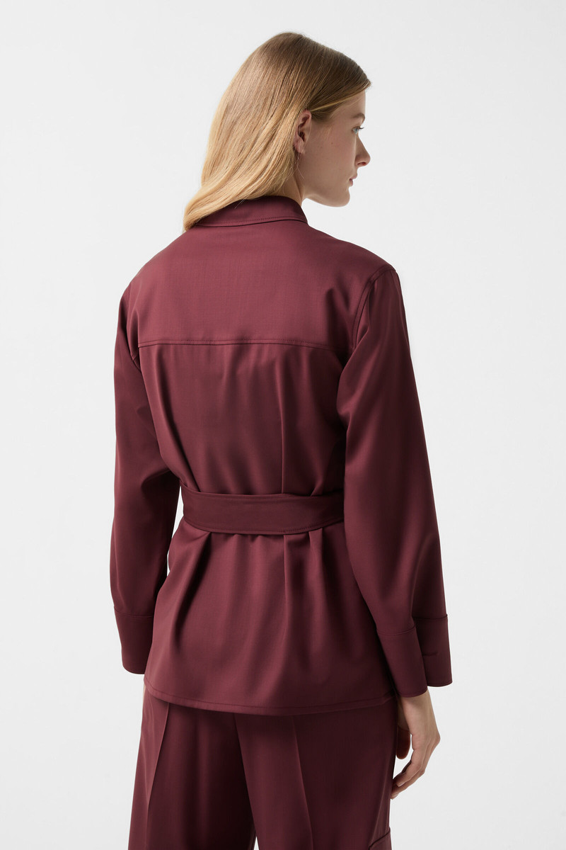 Ysette blouse in Wine red 3