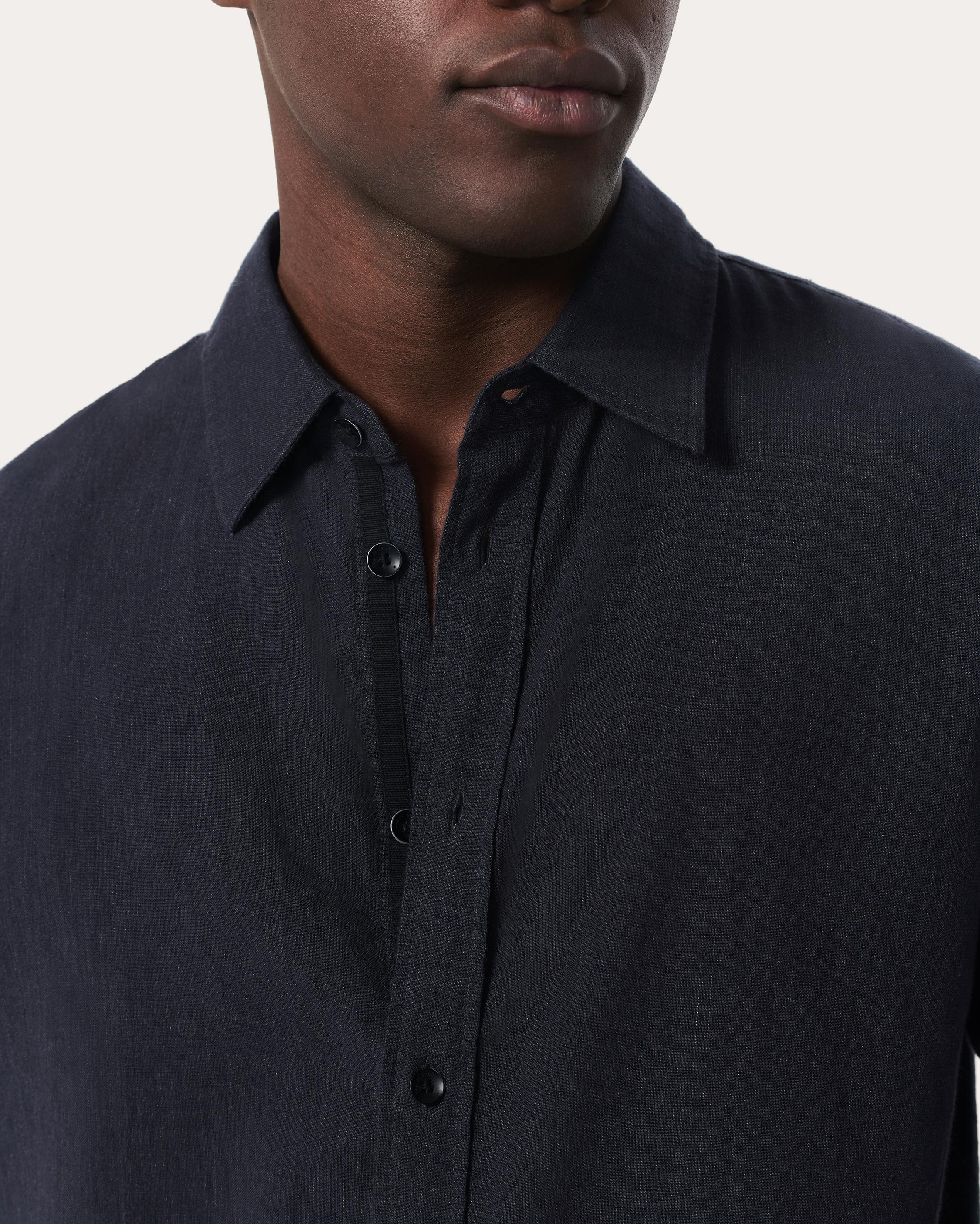 Finch Linen-Blend Shirt - 4