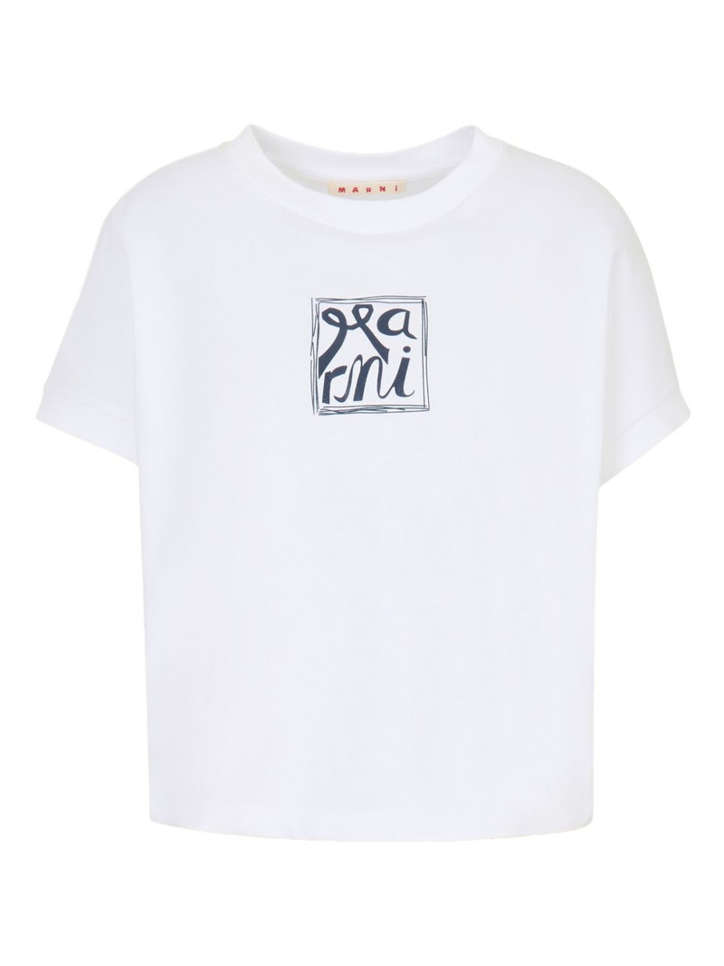 logo-print T-shirt 1