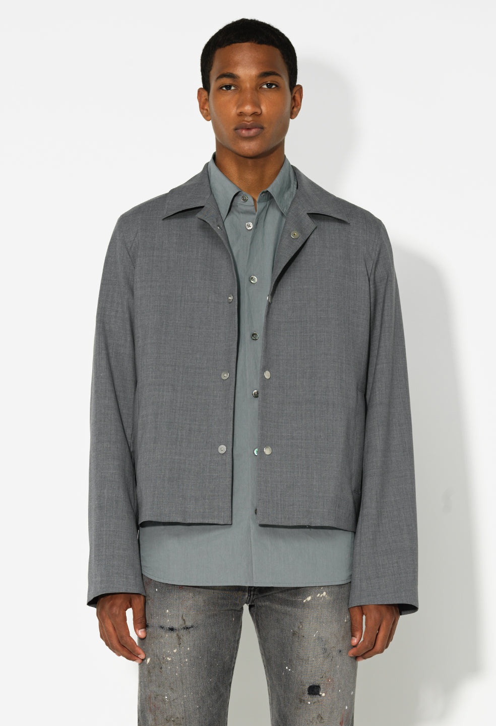 WOOL COACH'S JACKET - 3