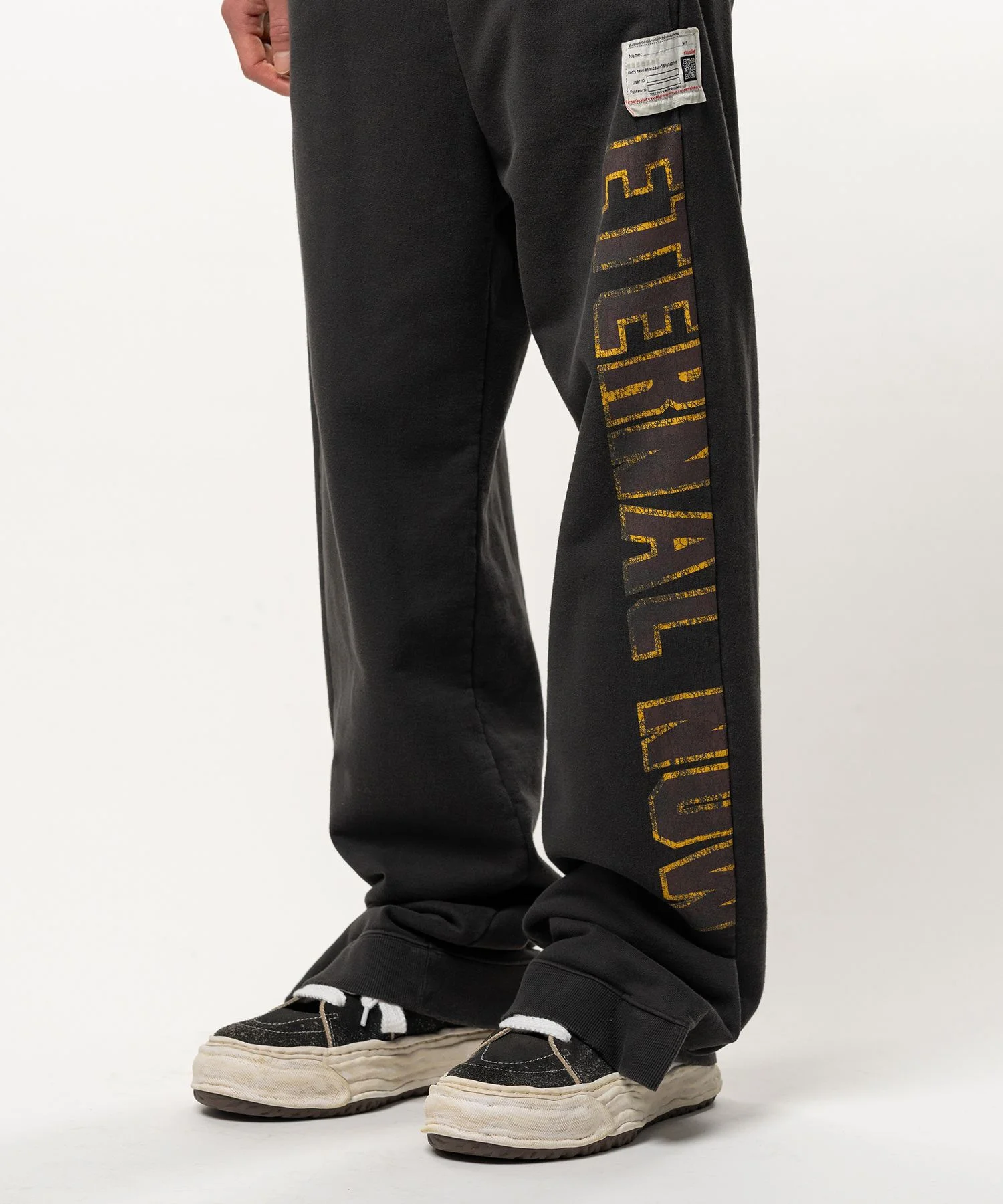 Folded College Logo Sweat Pants - 1