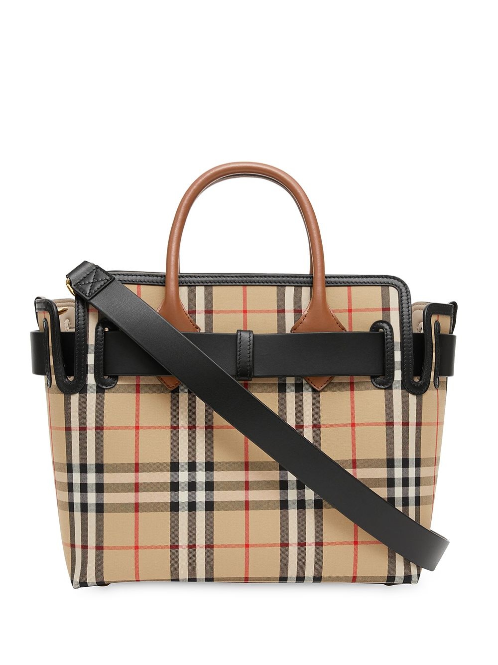 The Small Vintage Check Triple Stud Belt Bag - 3