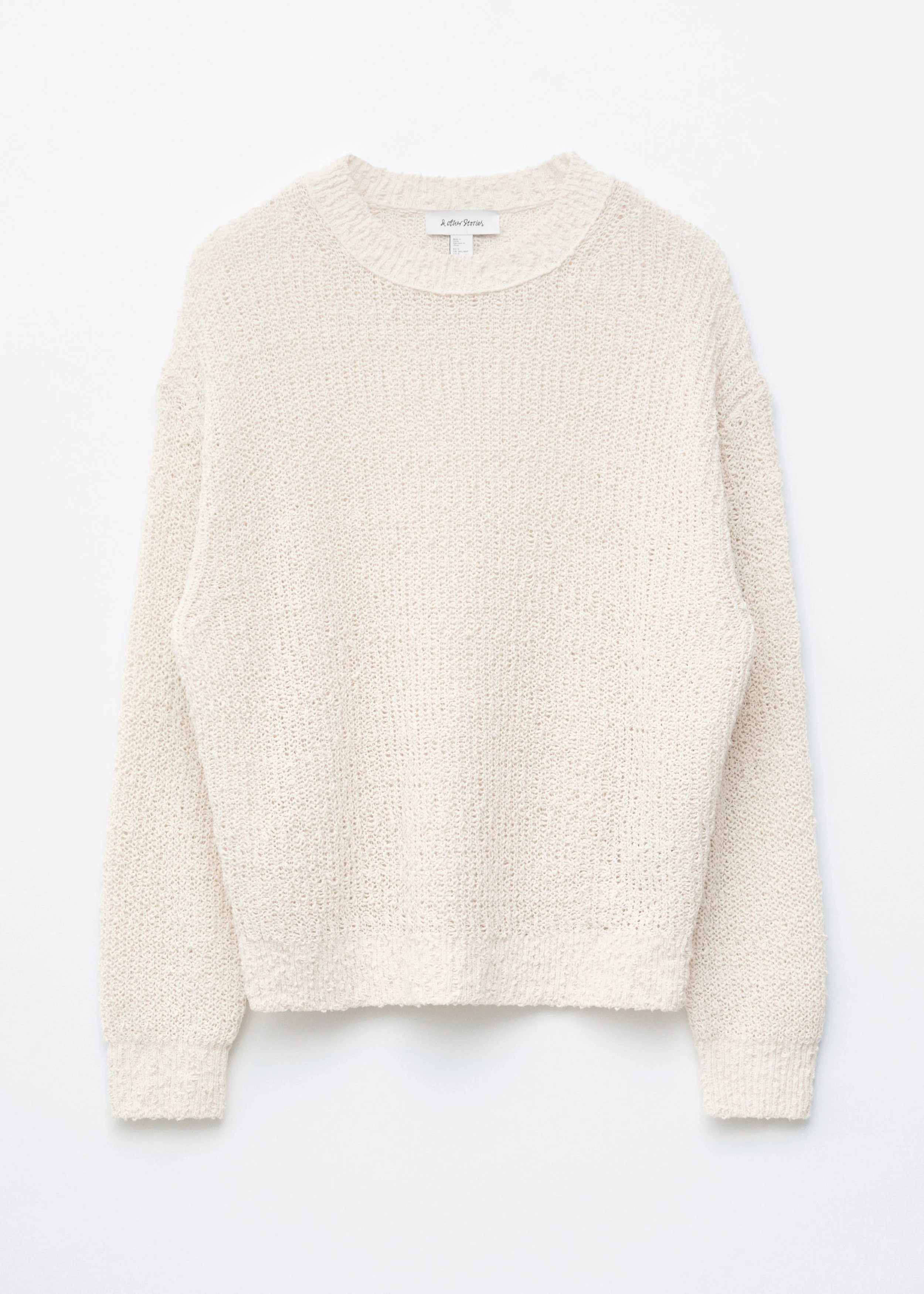 Silk-Cotton Knit Jumper - 1