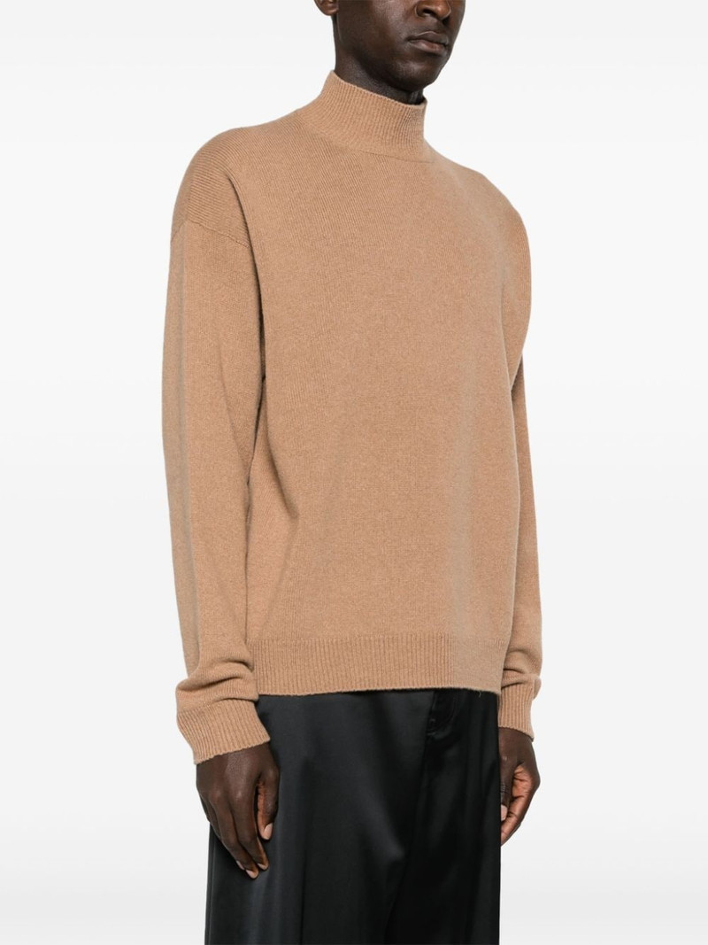 mock-neck ribbed jumper 3