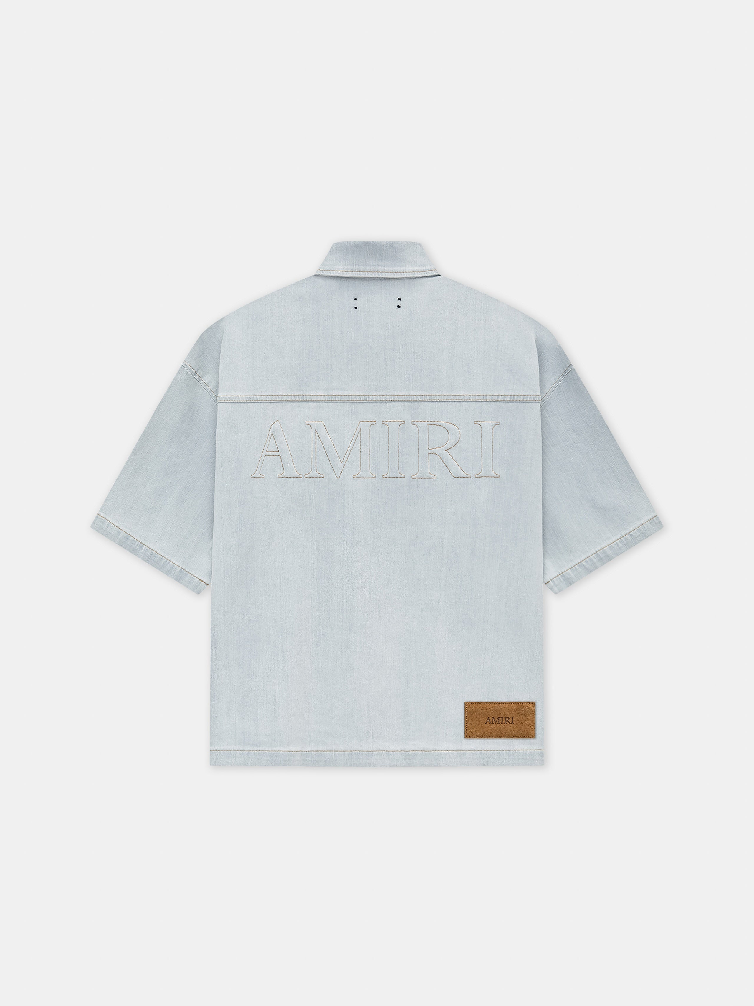AMIRI 3D SHORT SLEEVE SNAP SHIRT - 4