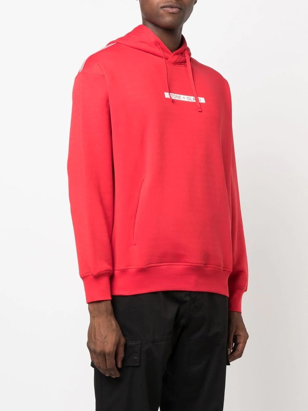 box logo-print hoodie - 3