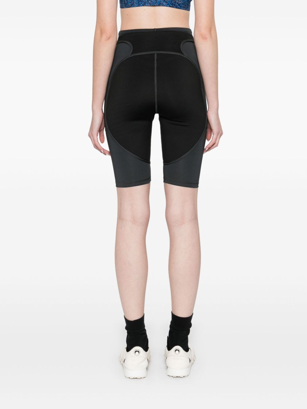 layered-detail cycling shorts - 4