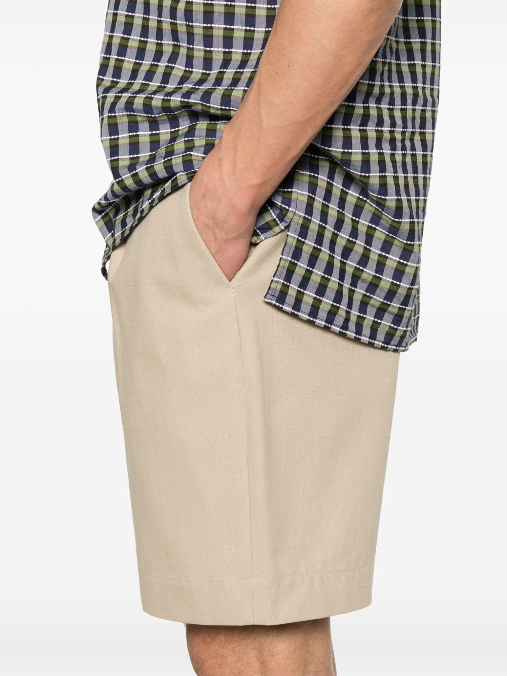 pleat-detail shorts - 5