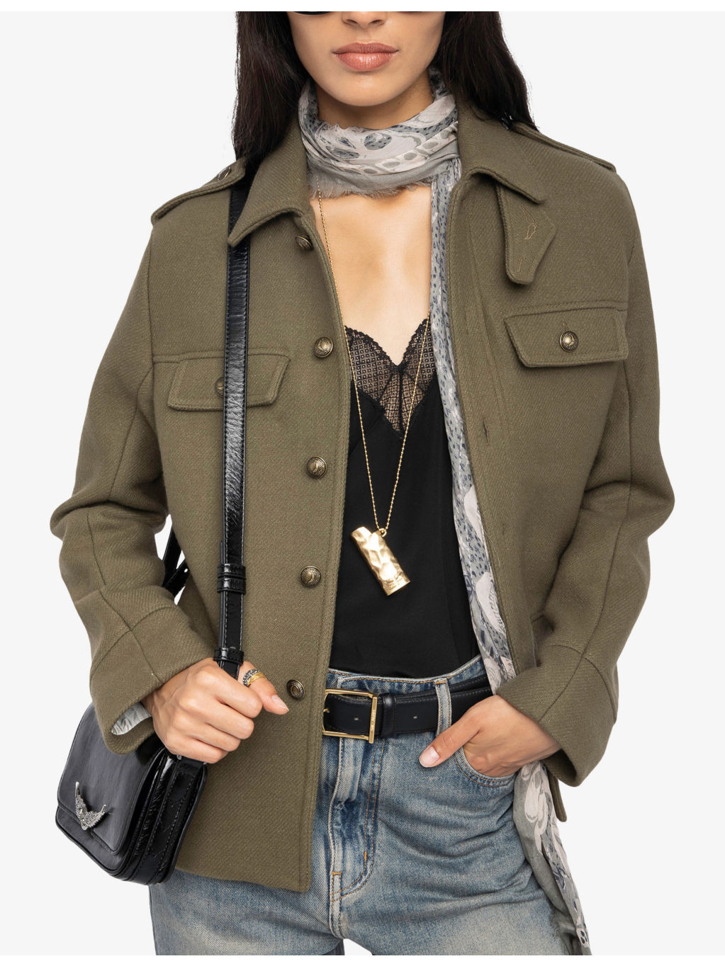 Four-Pocket Wool-Blend Jacket - 3