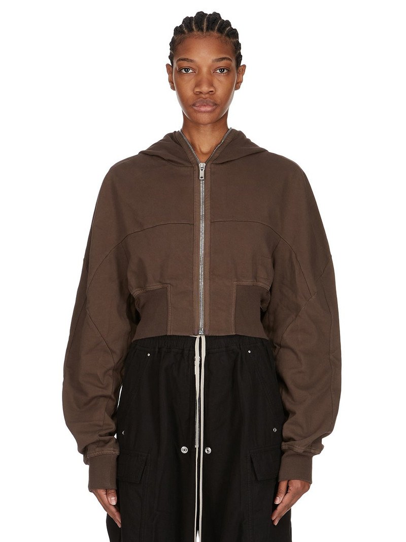 Collage Gimp zip-up hoodie 1