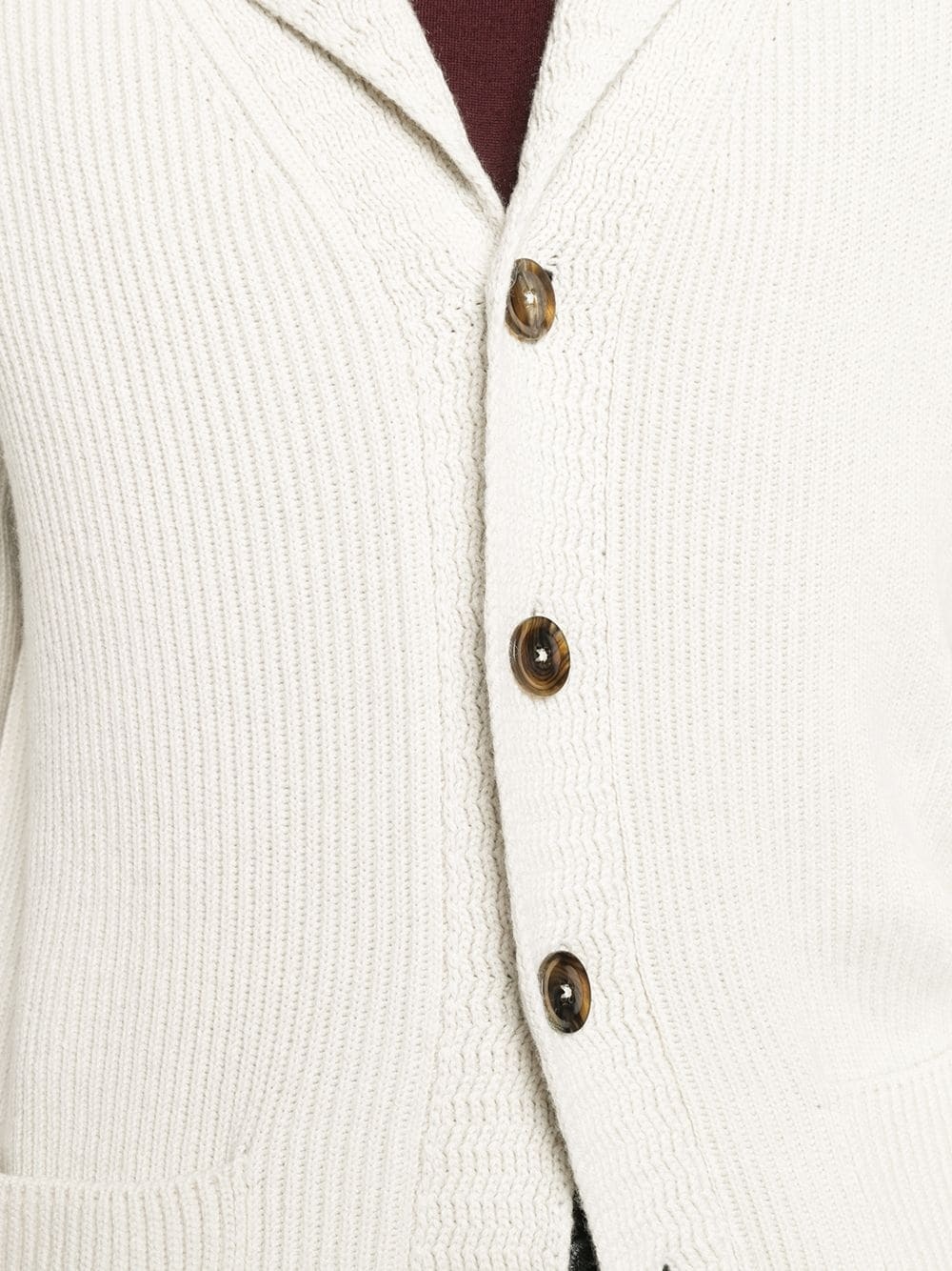 button-up cashmere jacket - 5