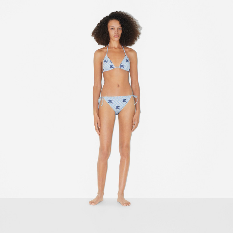 Burberry EKD Monogram Stretch Nylon Triangle Bikini outlook