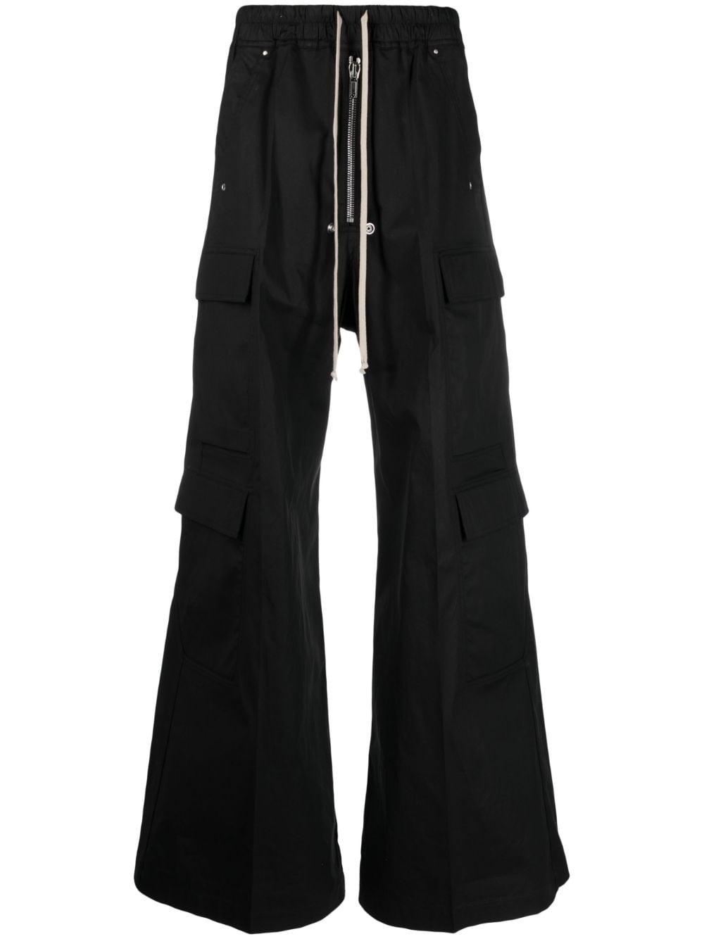 drawstring wide-leg trousers - 1