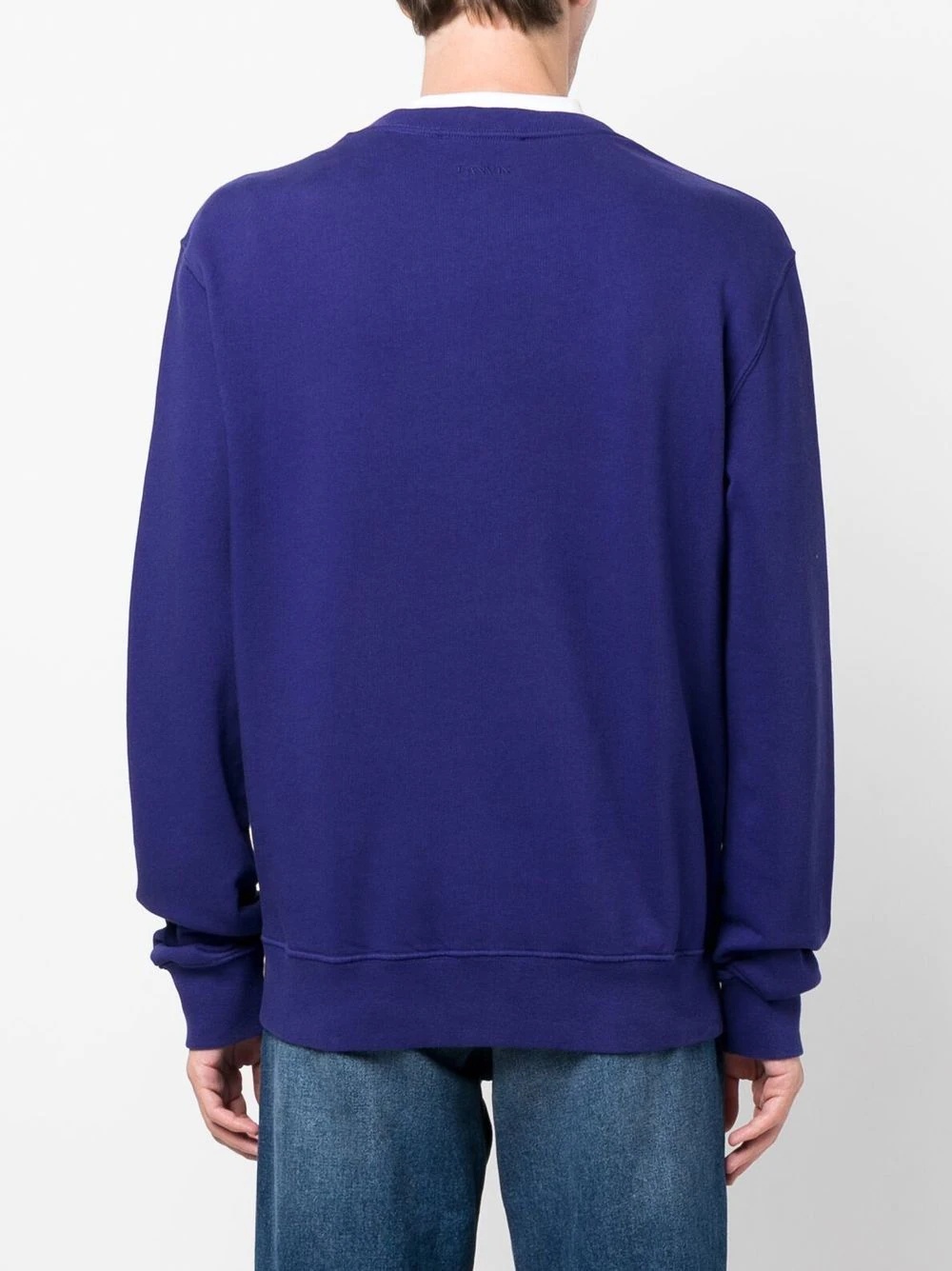 embroidered-logo sweatshirt - 4