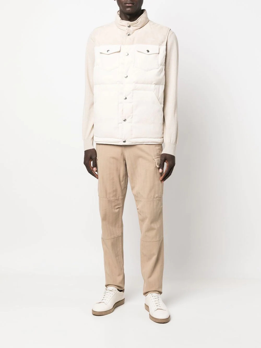 straight-leg cargo chinos - 2