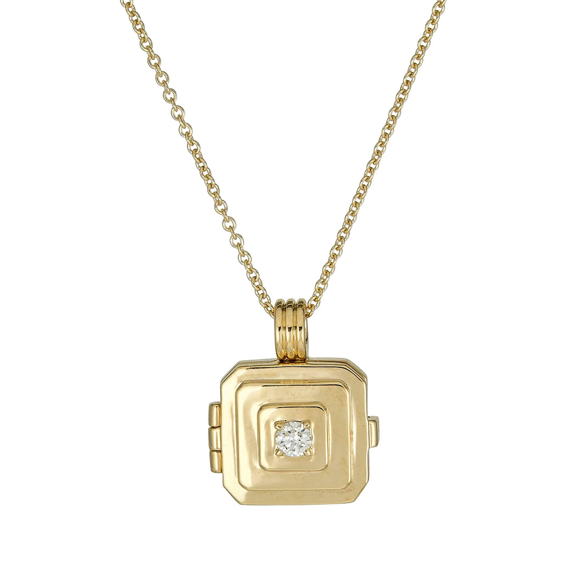 Beekman Birthstone Locket Necklace - 1
