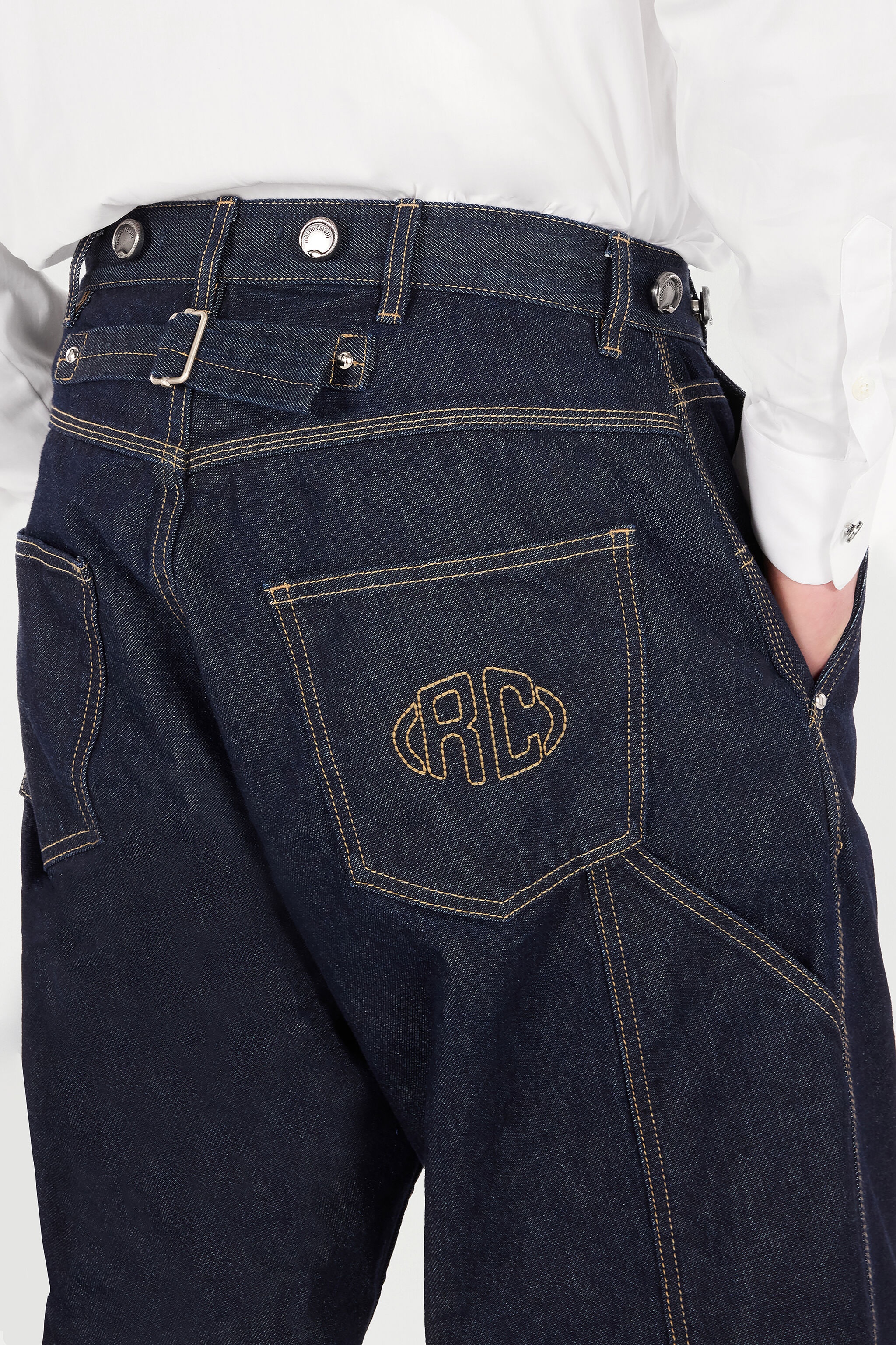 Wide-Leg Jeans with RC Monogram - 5