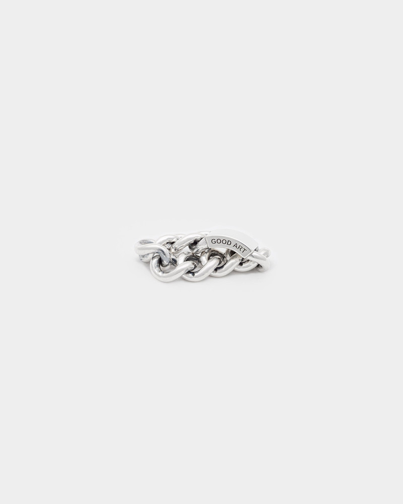 RS-CCID-C GOOD ART HLYWD CURB CHAIN ID RING SIZE C - STERLING SILVER 3