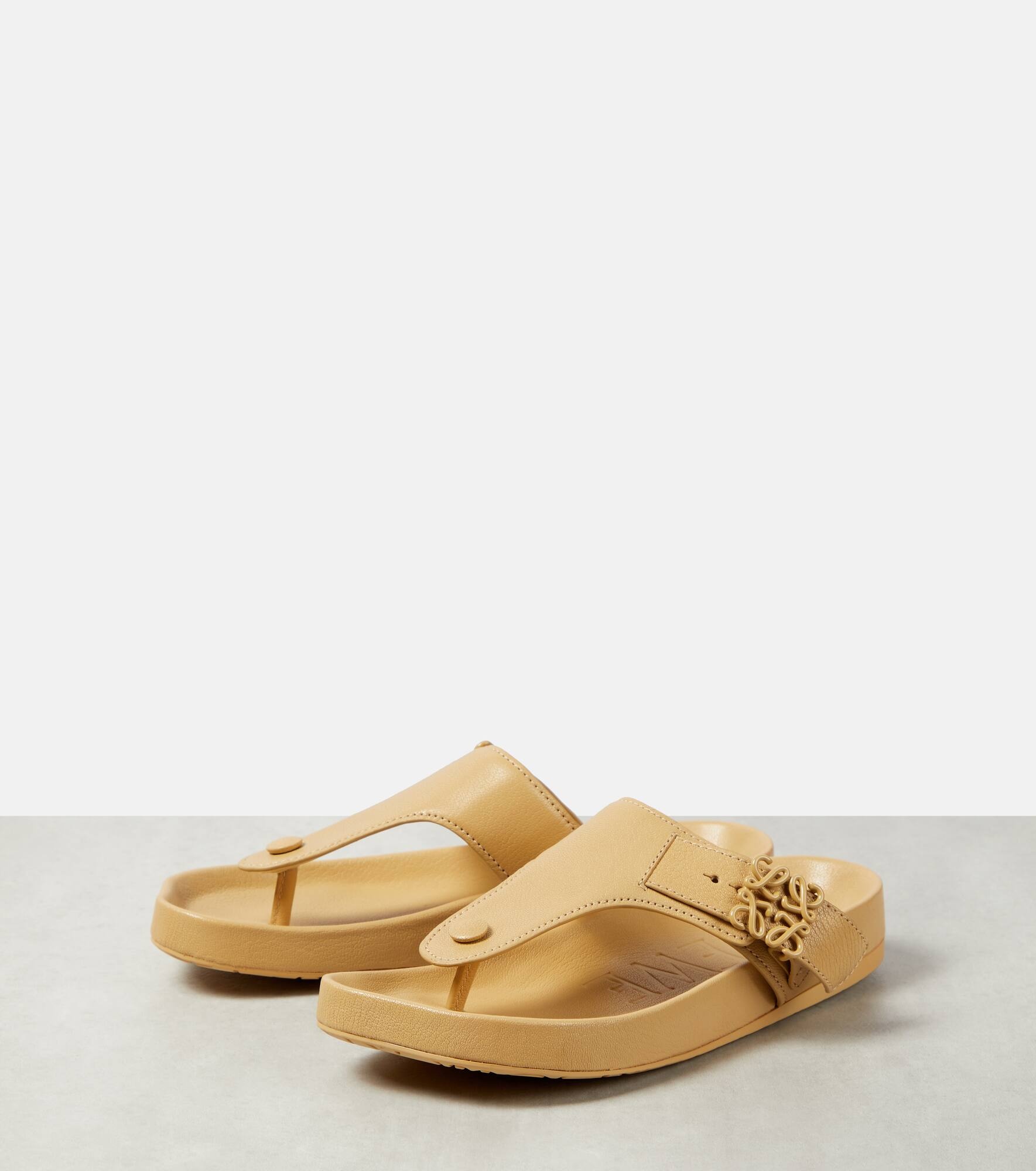 Ease leather thong sandals - 5