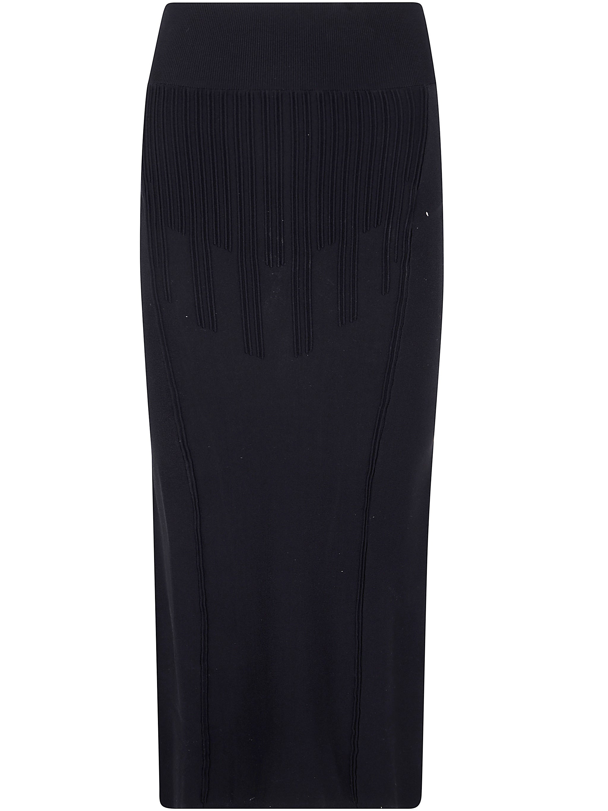 Mugler Women Classic Black Midi Dress - 6
