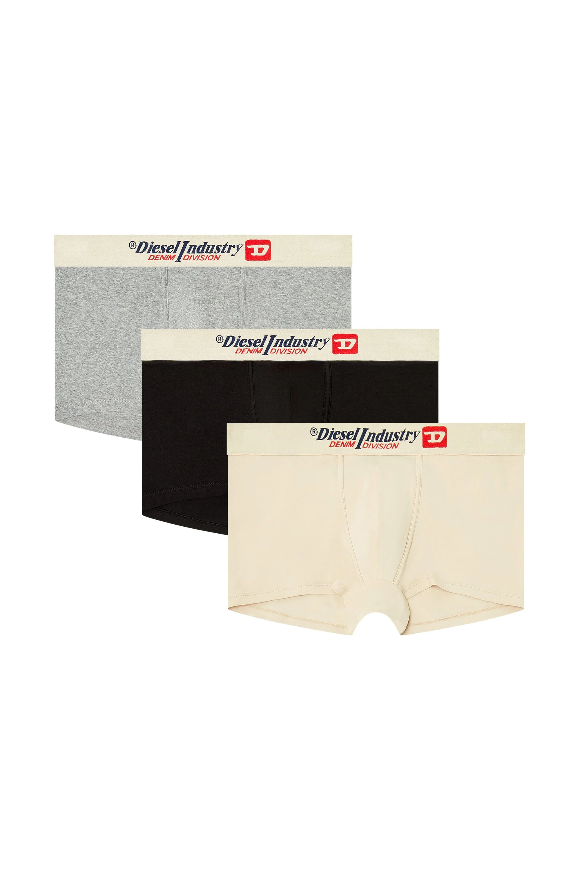 THREE-PACK OF STRETCH-COTTON TRUNKS IN MIXED COLOURS - 1
