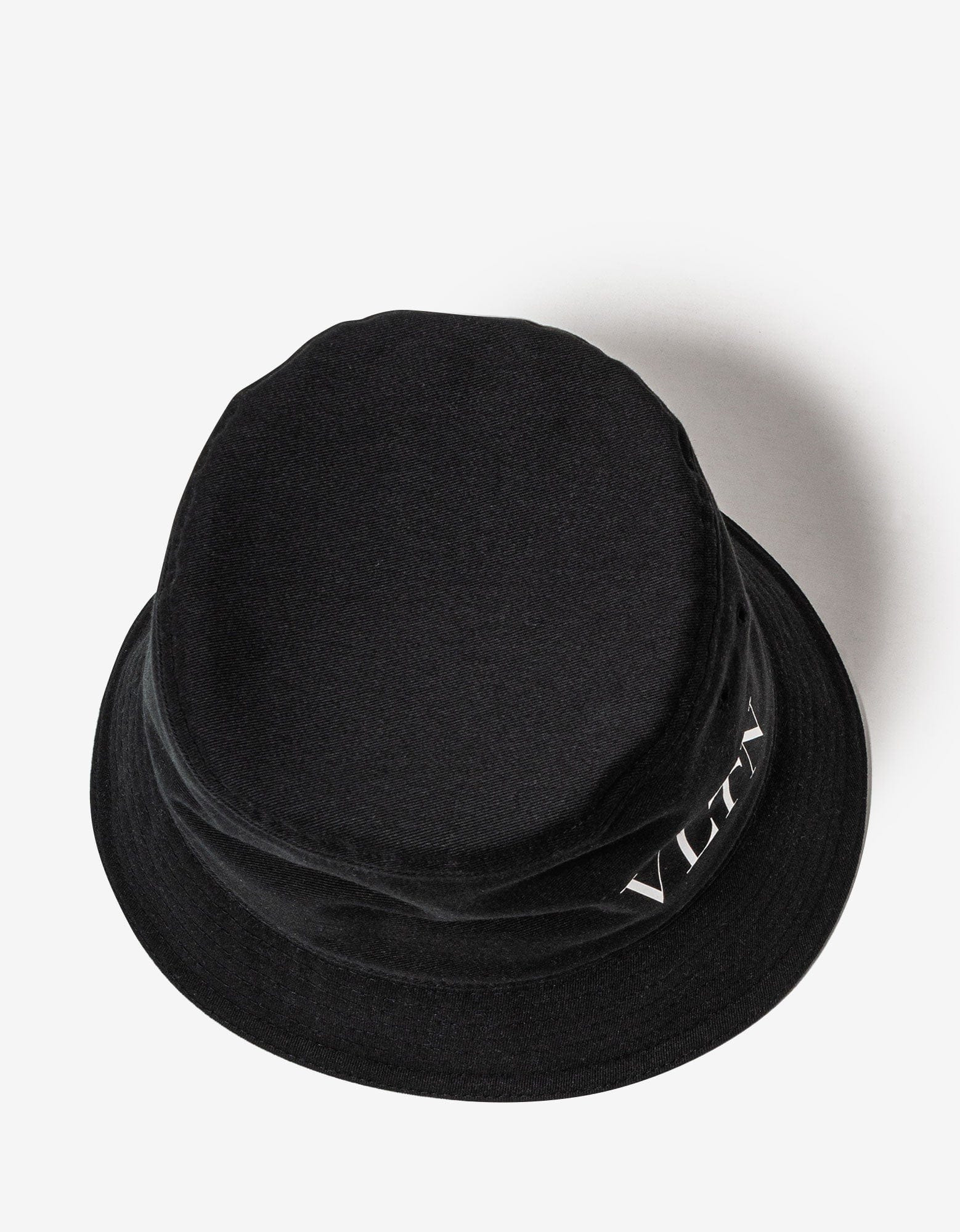 Valentino Black VLTN Bucket Hat - 4