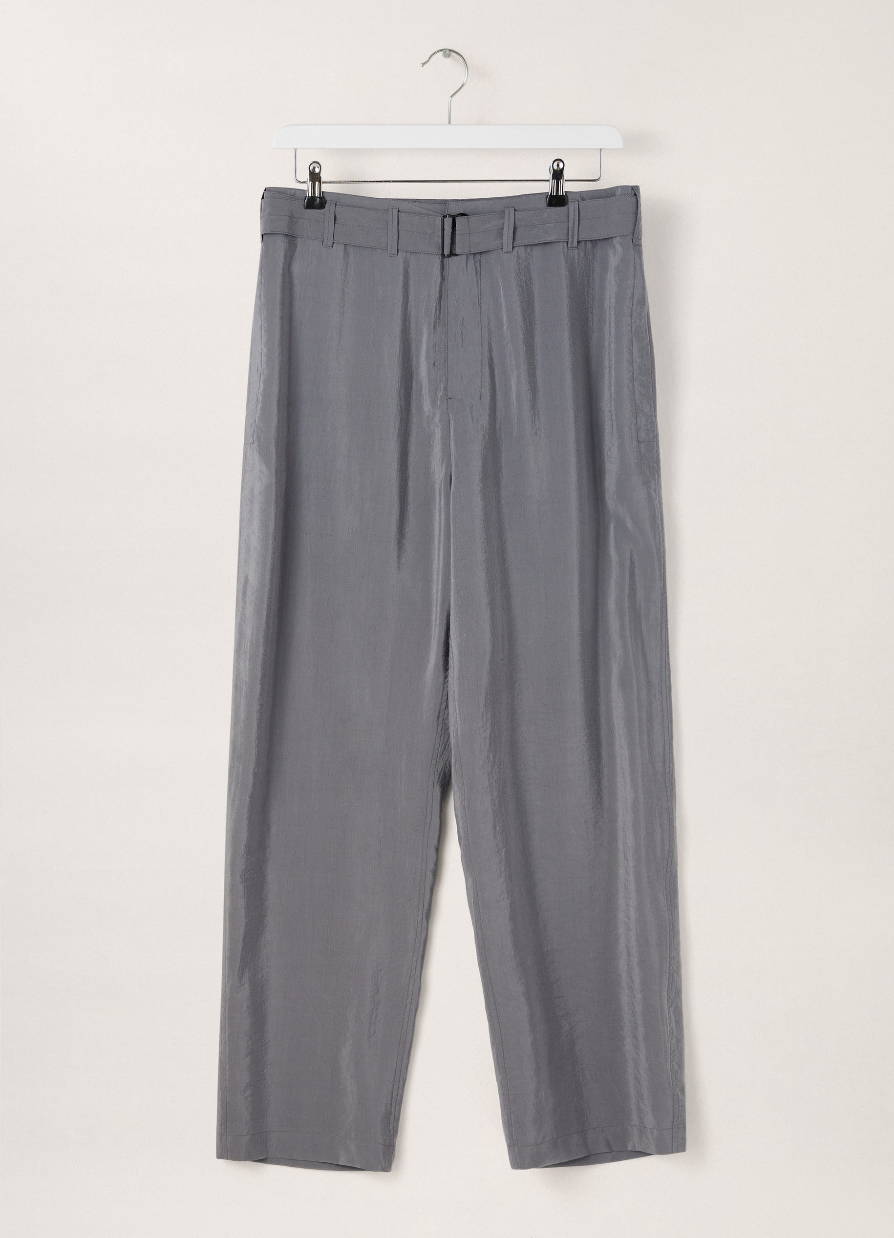 BELTED LOOSE PANTS - 1