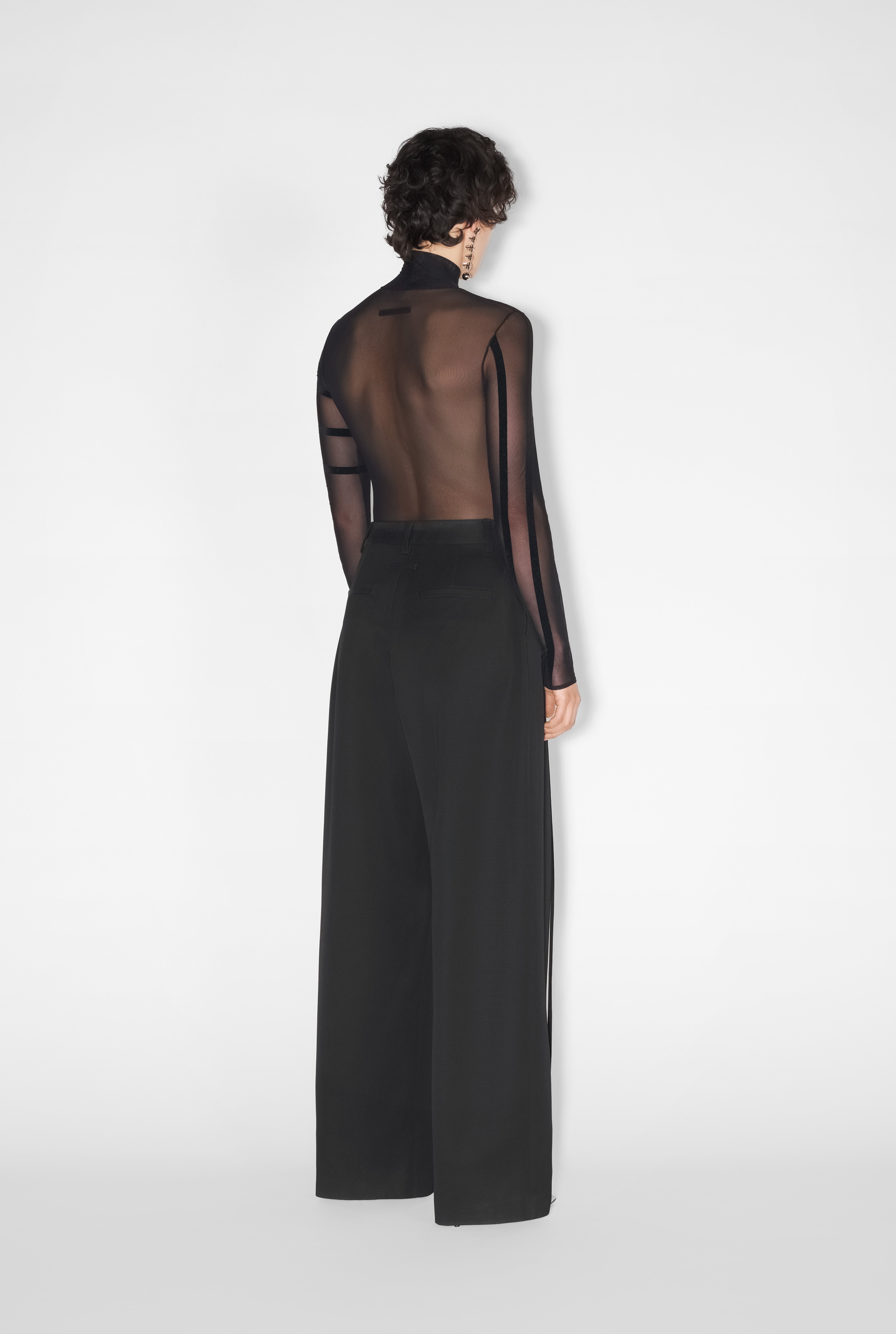 THE LACE-UP SUIT PANTS - 2