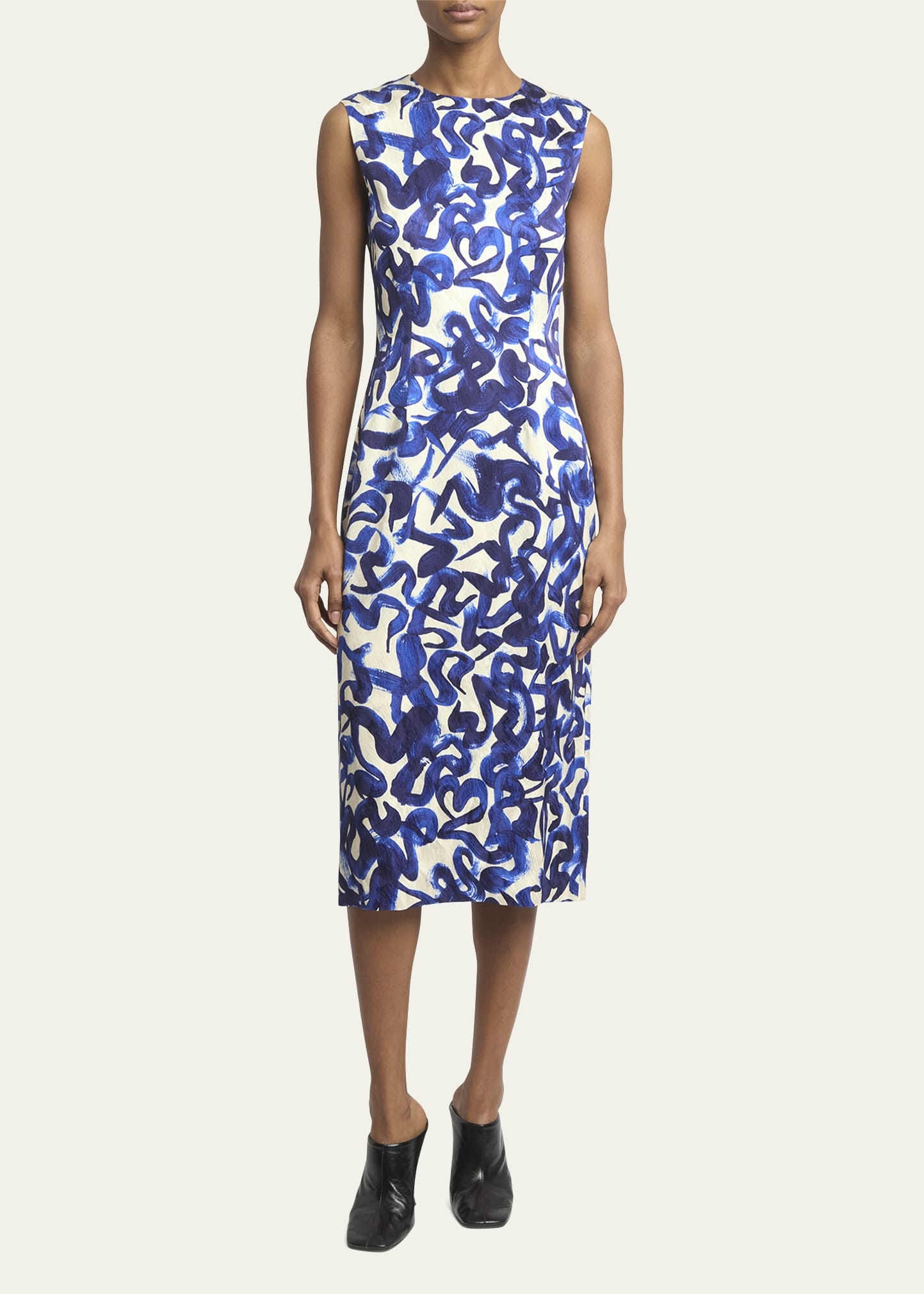 Delavina Printed Sheath Dress - 2