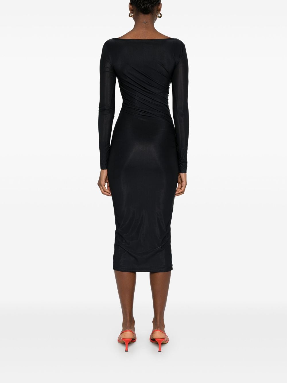 gathered dress - 4