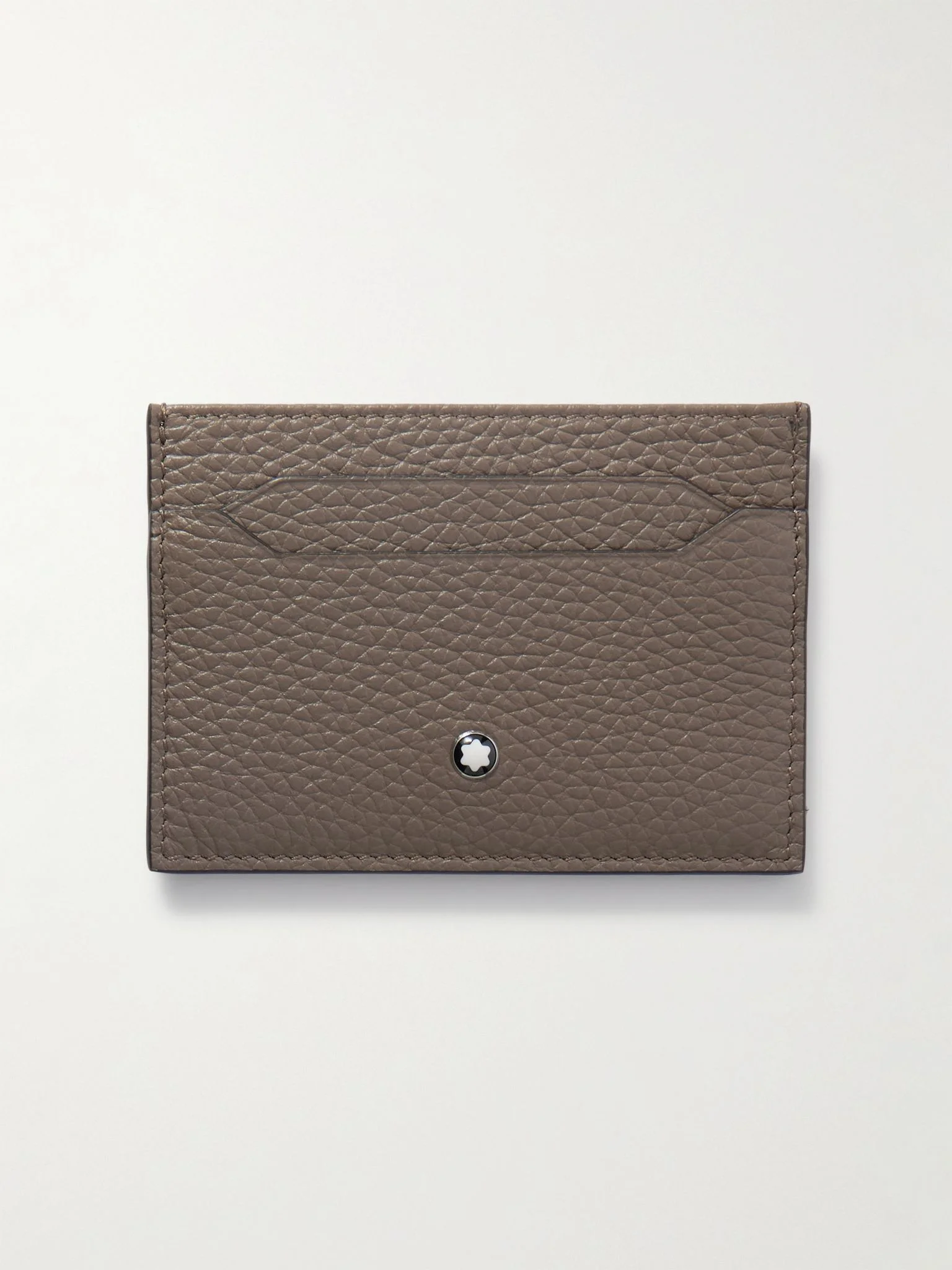 Full-Grain Leather Cardholder Brown - 1