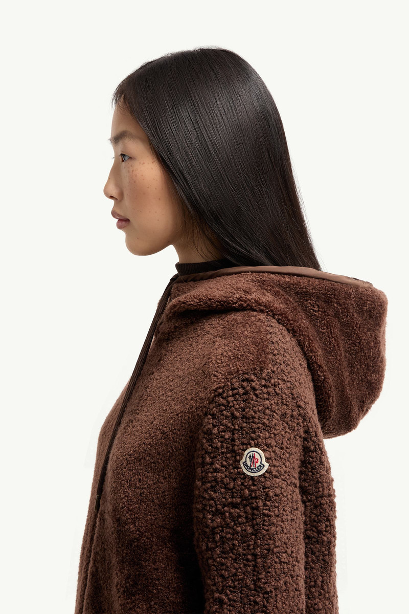 Bouclé & Teddy Zip-Up Hoodie 3