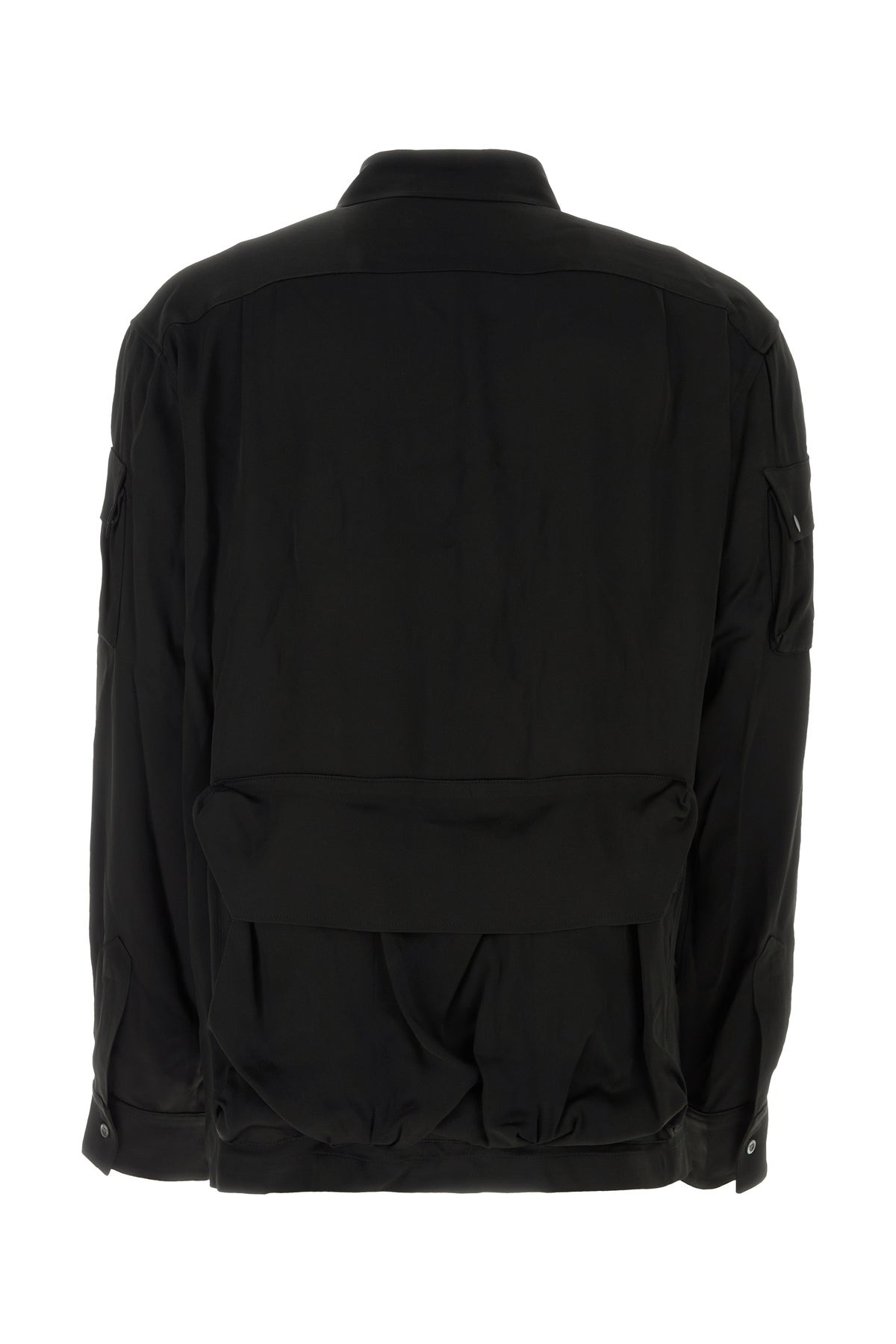 Black satin shirt - 2