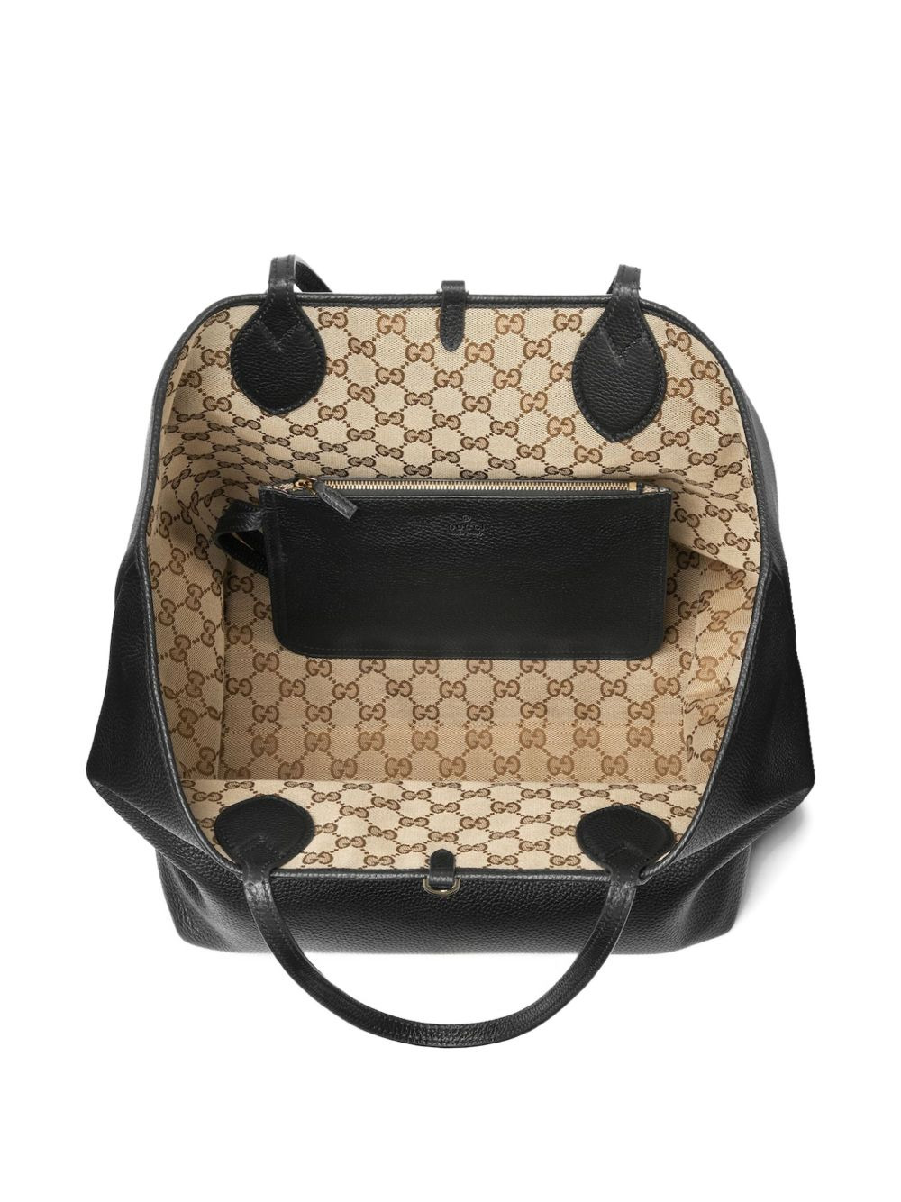 Totissima grained leather tote bag - 5