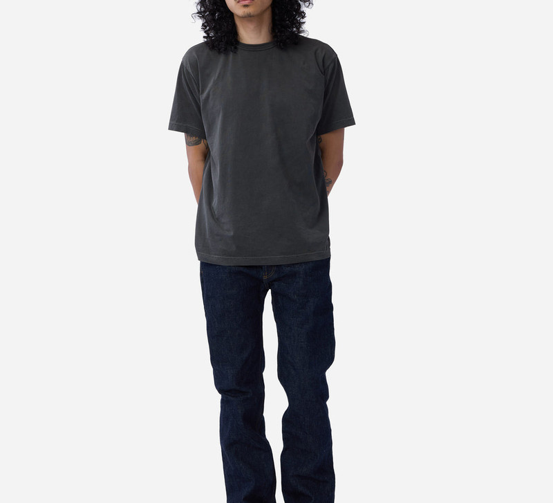 Garment Dyed Pima T-shirt ~ Smoke 4