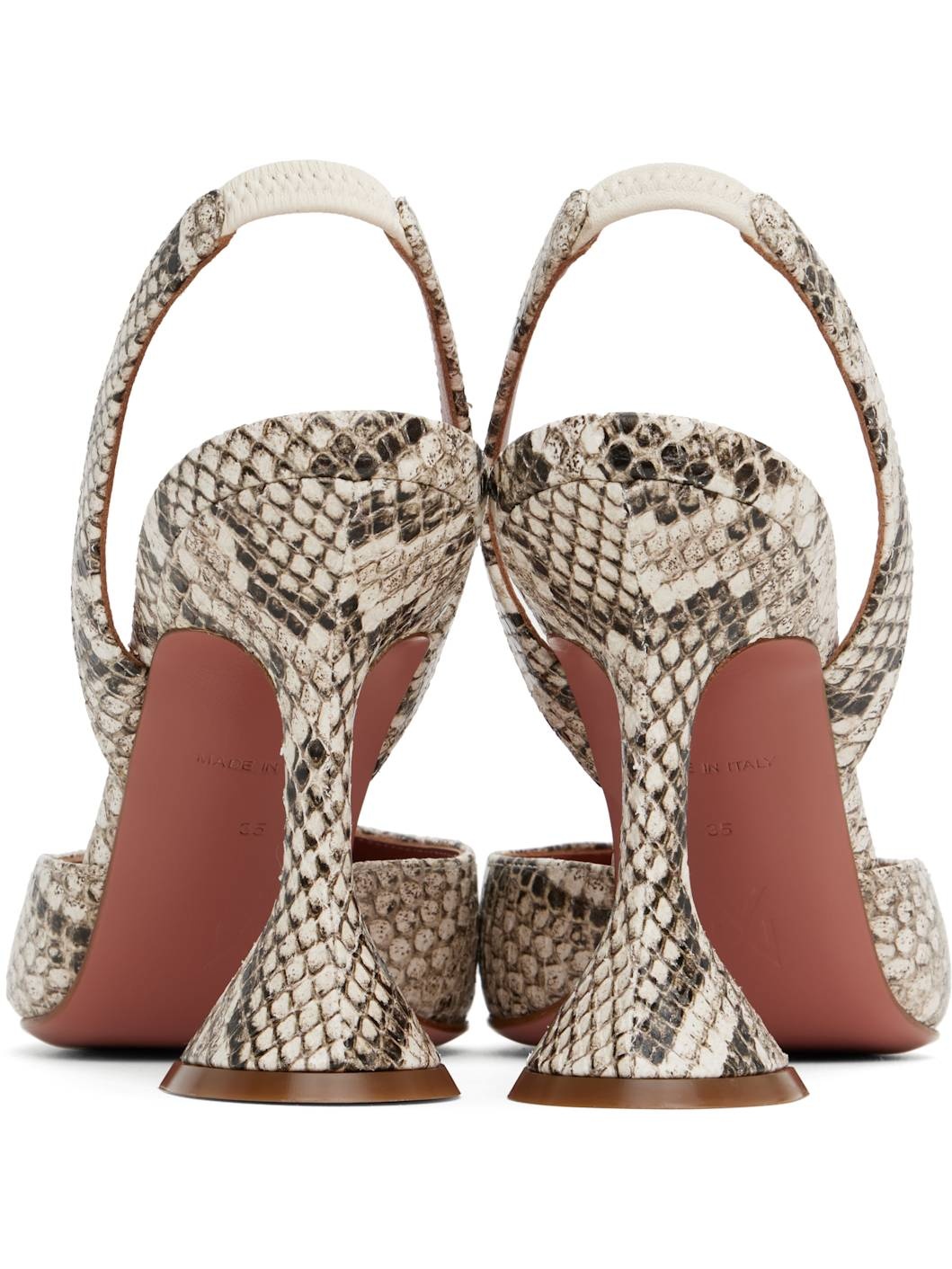 Khaki Holli Sling Heels - 2