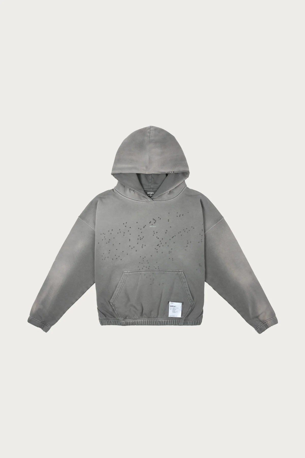Mothtech Hoodie - Faded Black - 1