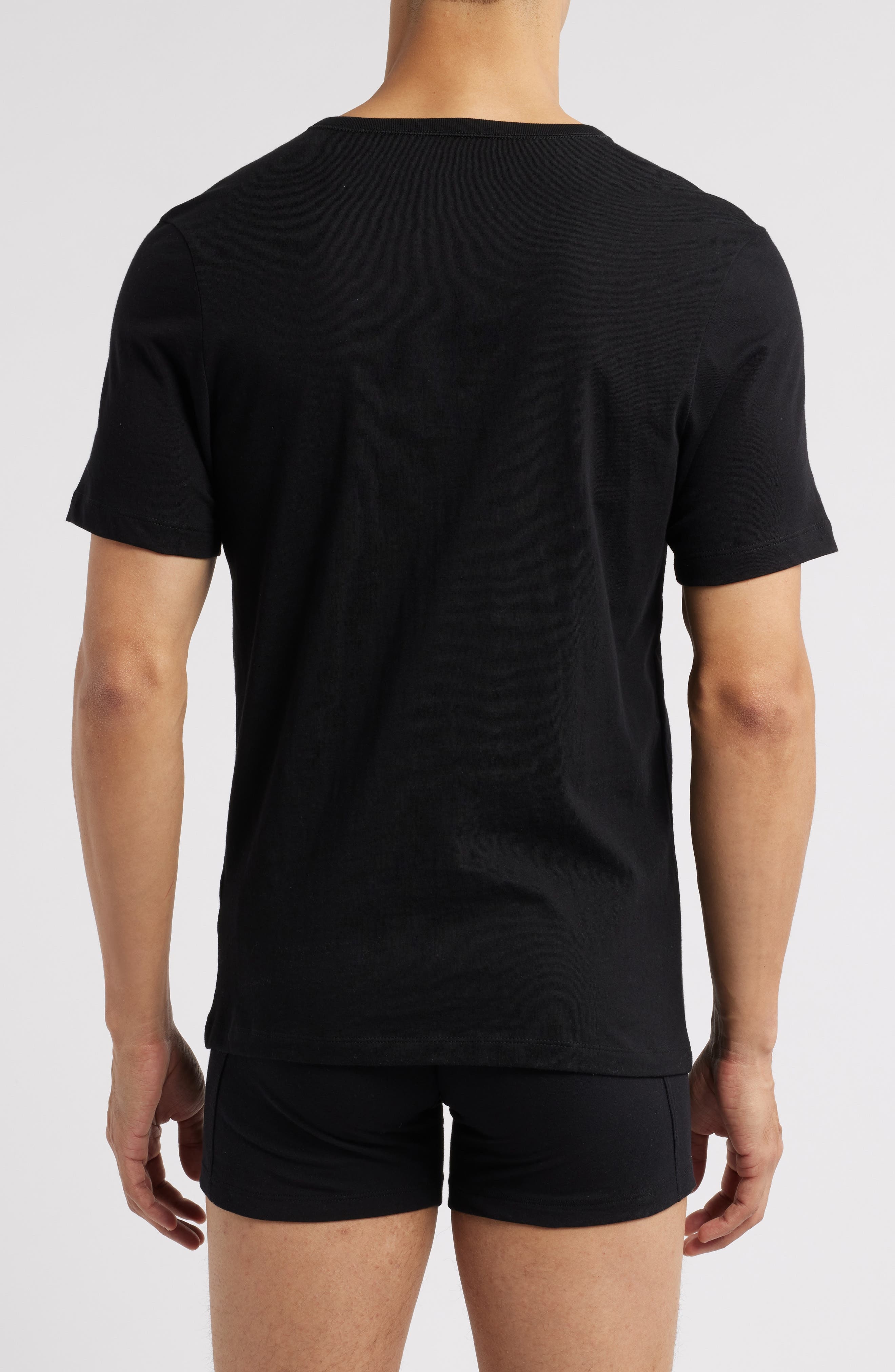 BOSS 3-Pack V-Neck T-Shirts in Black at Nordstrom - 2