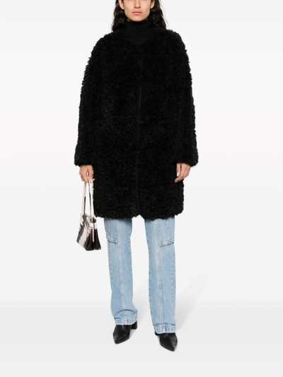 STAND STUDIO Paola reversible faux-shearling coat outlook