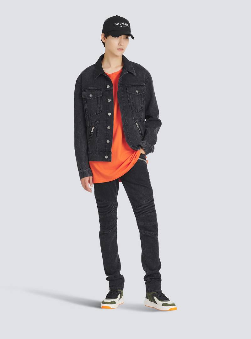 Balmain Slim cut cotton jeans outlook