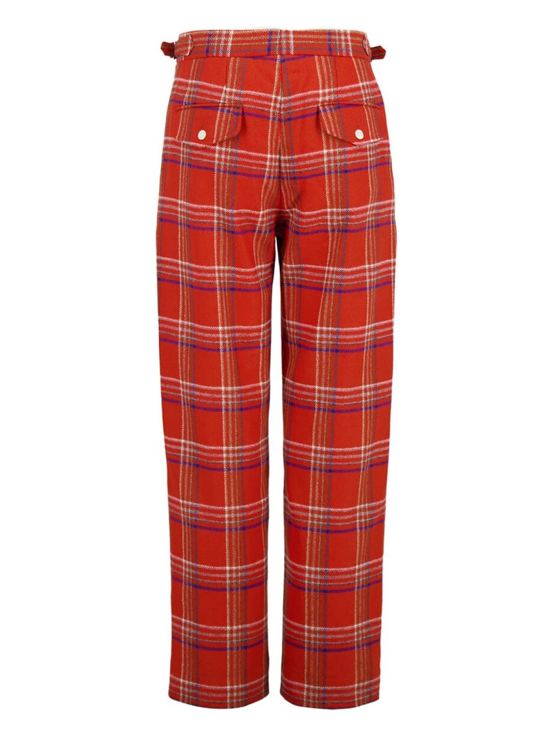 BODE plaid-pattern gable trousers outlook