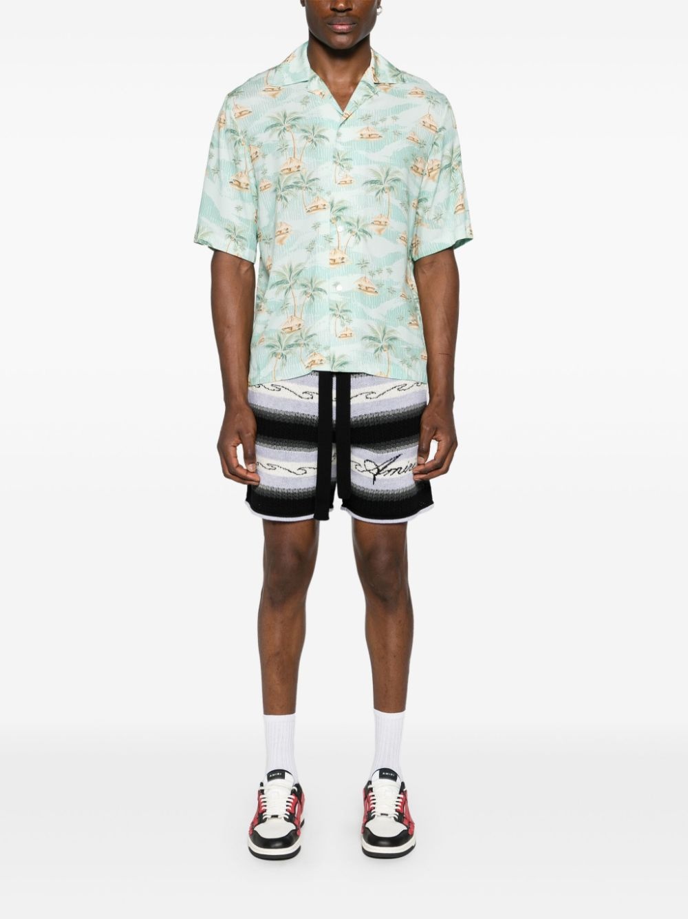 Repeat Palm Camp shirt - 2