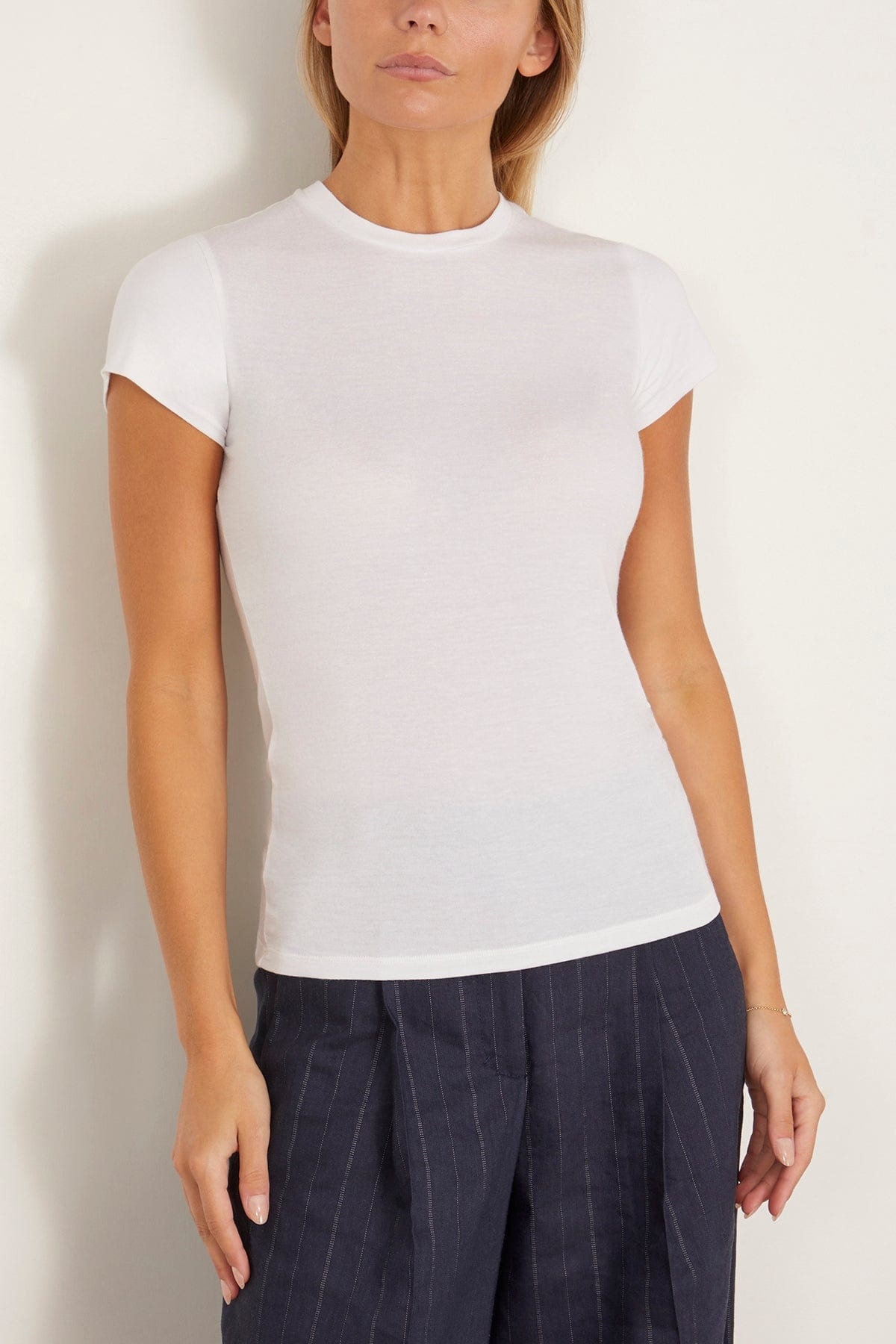 Chic Comfort Shirt in Eggshell - 3