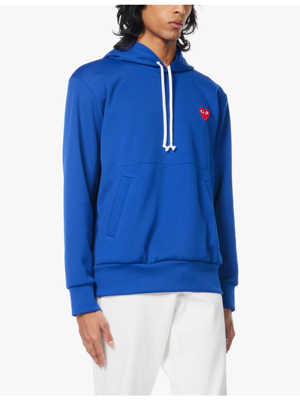 Regular-fit tech-knit woven hoody - 3