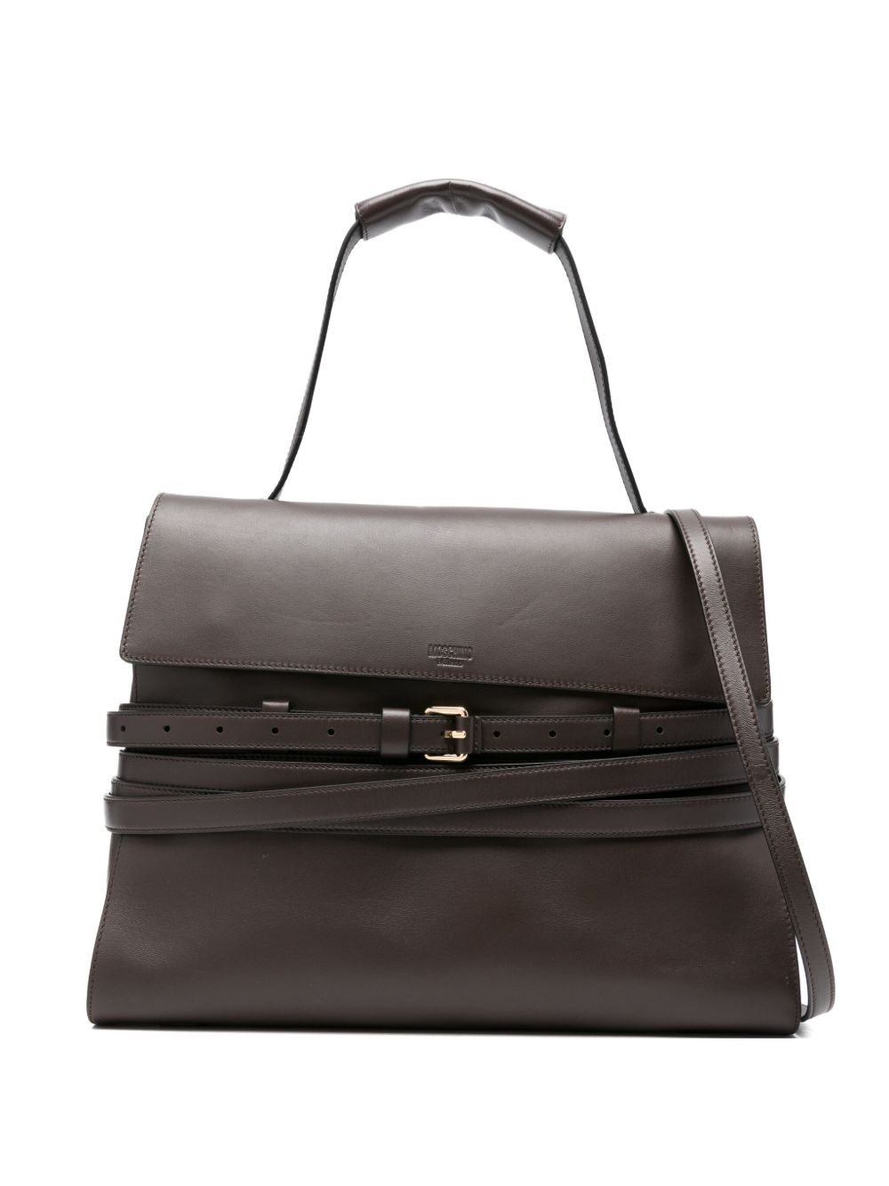 Tie Me leather tote bag - 1