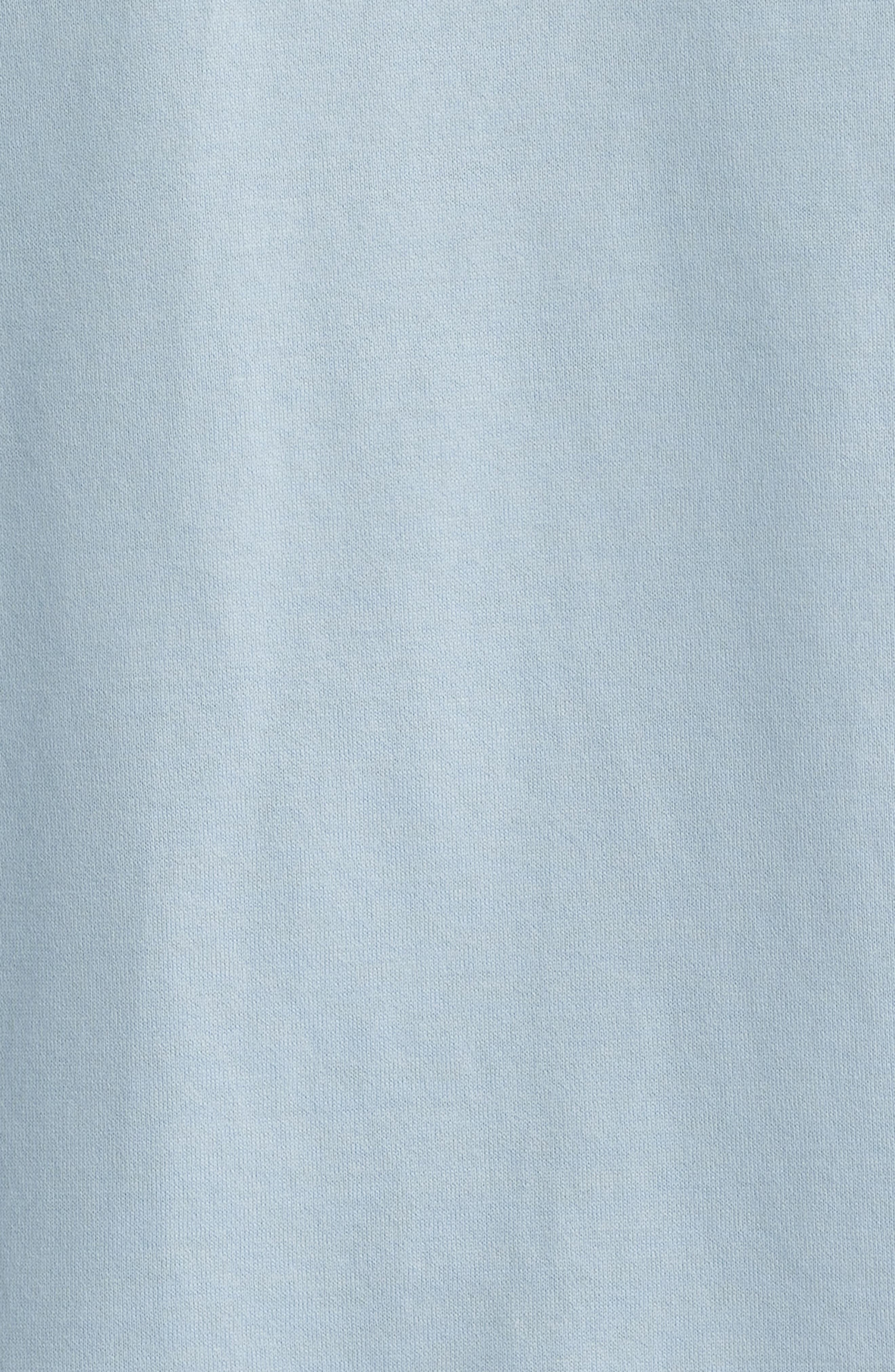 Emporio Armani Logo Embroidered Cotton T-Shirt in Light Blue at Nordstrom - 6
